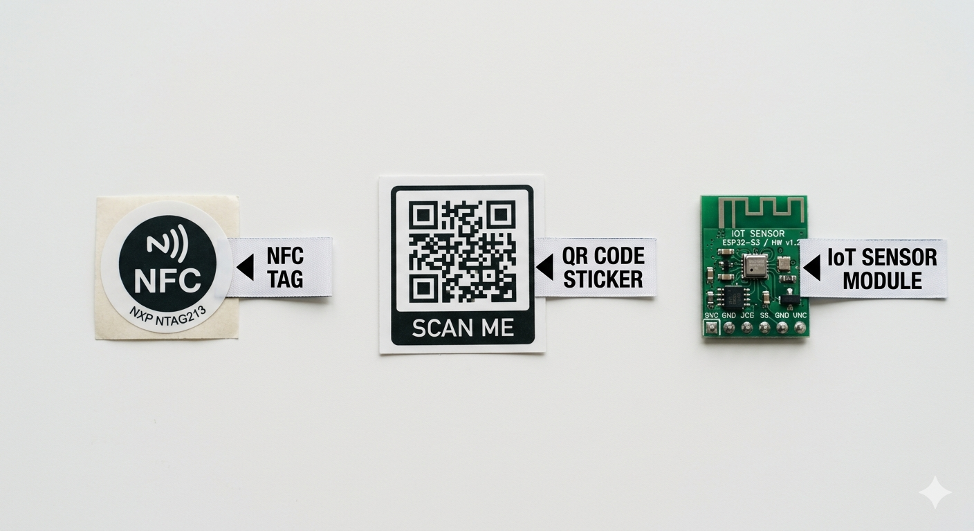 Featured image for IoT vs NFC vs QR: The Connected Product Tech Stack Explained