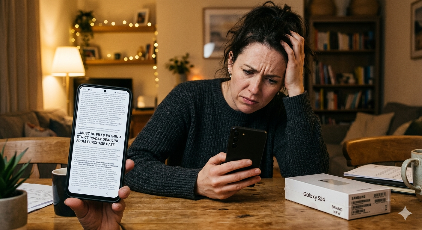 Featured image for The Samsung Warranty Trap: 90 Days to Register